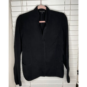 Women's Eileen Fisher Blazer, PM, Black, Silk Blend